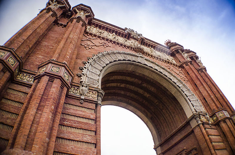 Arco del Triunfo en Barcelona