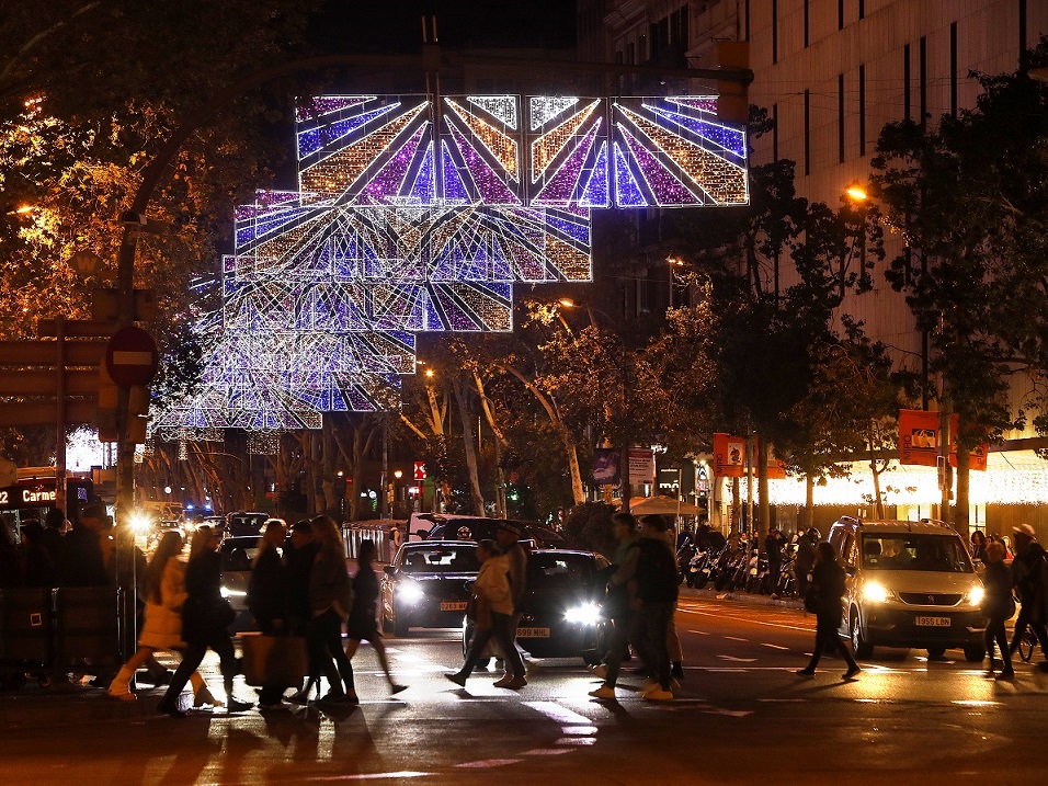 ¿Dónde ver las luces de Navidad en Barcelona? - hcc hotels